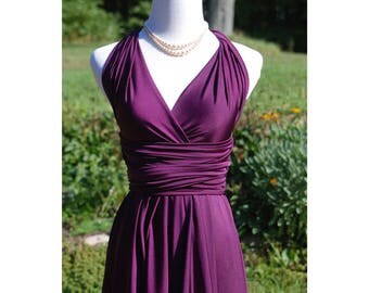 usa ALYSSA reserved listing, Knee length Convertible dress, infinity dress, bridesmaids dress