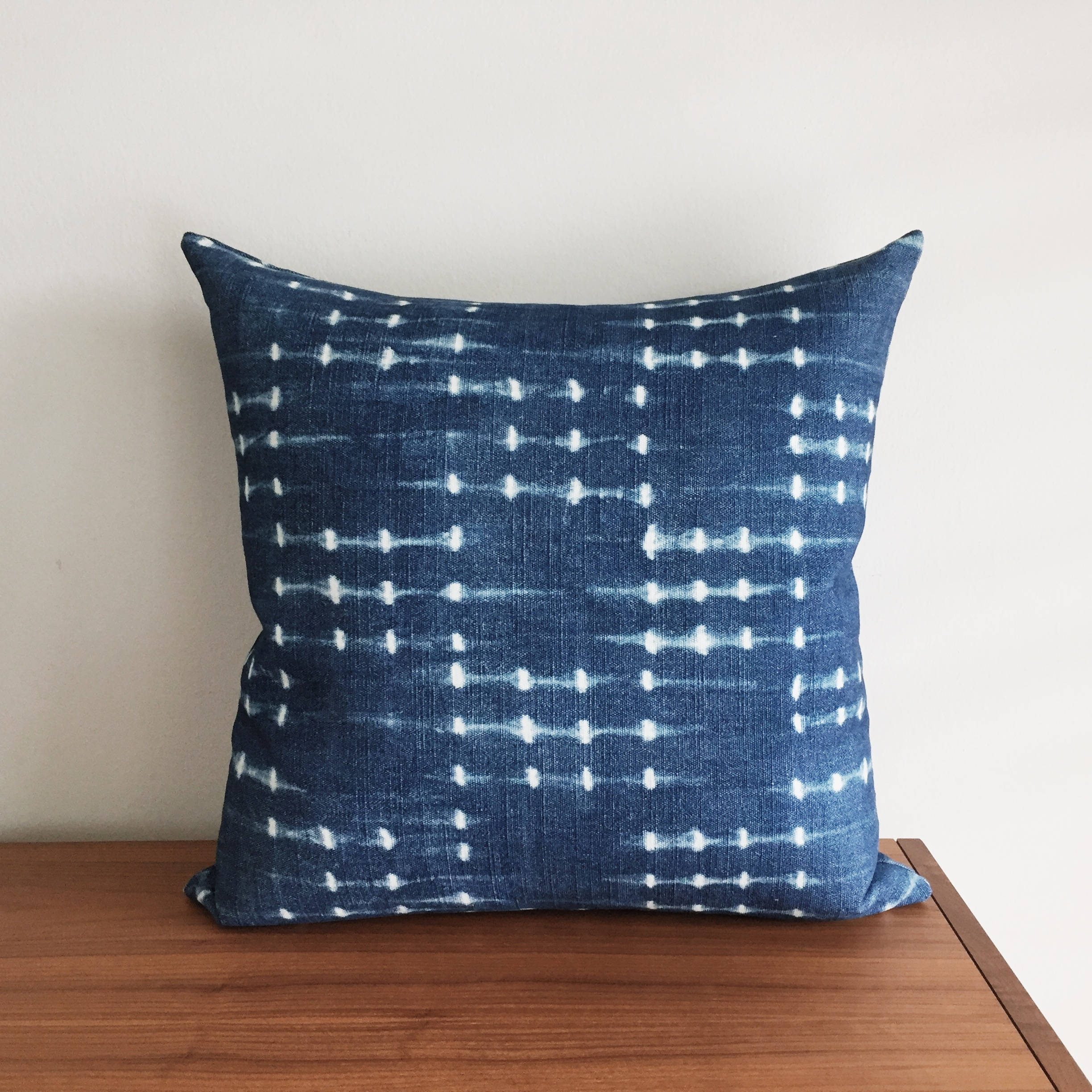 Burmese Indigo 18x18 Pillow Cover