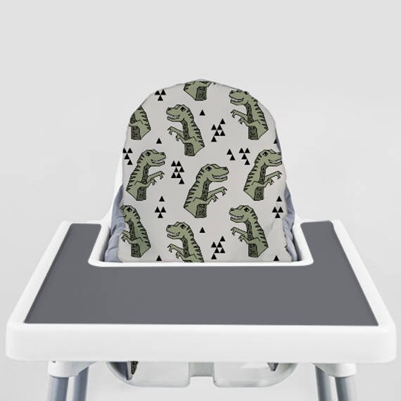 Artichoke Dinosaurs // IKEA Antilop Highchair Cover // High