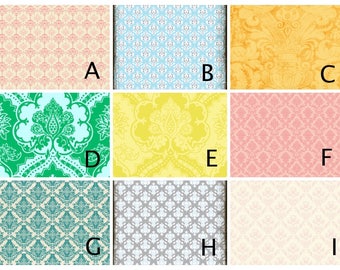 Choose Your Damask Design - Magnet Board - Dry Erase Board - Magnetic Memo Board - Framed Message Board - Bulletin Board - Magnets included