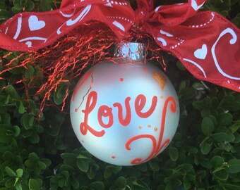 Love Bird - Handcrafted Stuffed Christmas Ornament 34