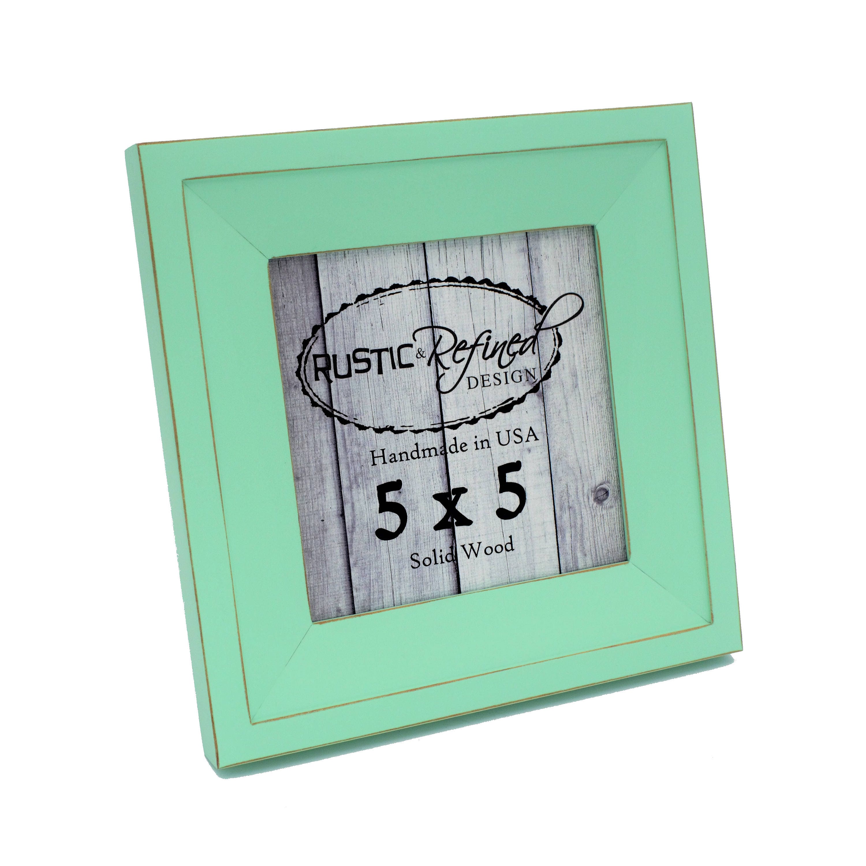 5x5 Haven picture frame Sea Foam Free Shipping