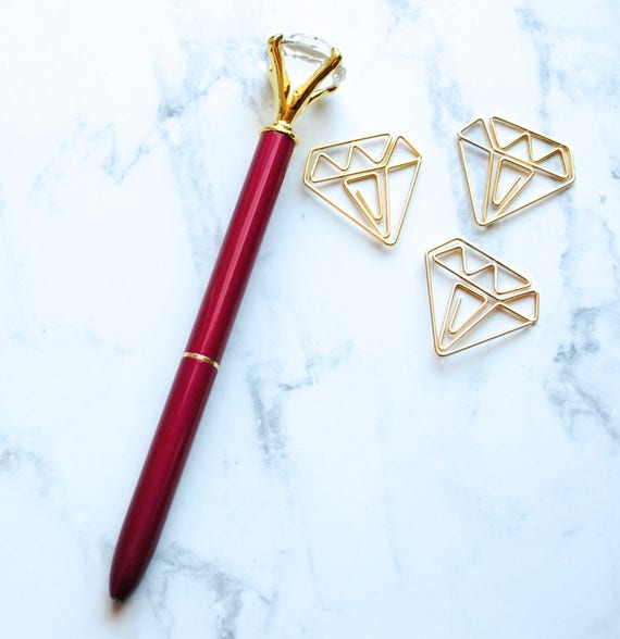 PEN INK REFILL Sparkle Jewel Pen Diamond Top Ink Refills