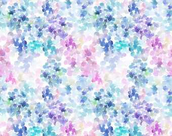 Organic Muslin Swaddle Watercolor Hydrangeas. Swaddle Blanket. Lightweight Baby Blanket. Receiving Blanket. Baby Swaddle. Dots Swaddle.