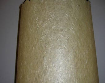 Vintage Mid Century Lamp Shade, Parchment Tapered Drum Style