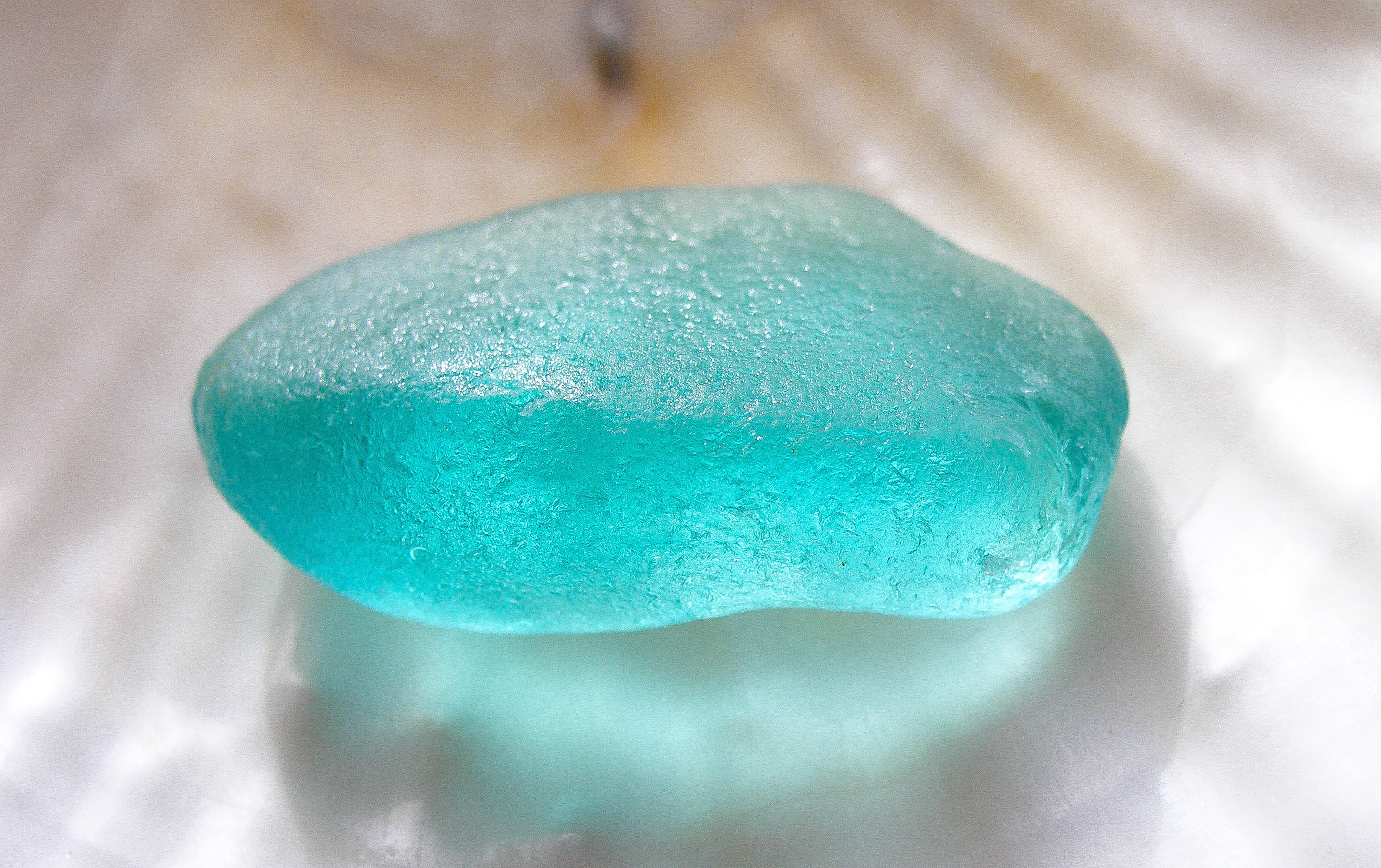 Rare Teal Blue Frosted Sea Glass,Pendant Sized Sea Glass ,Sea Glass