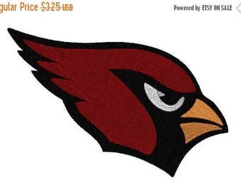 SALE 25% OFF Cardinal Head in 9 Sizes, Machine Embroidery Design