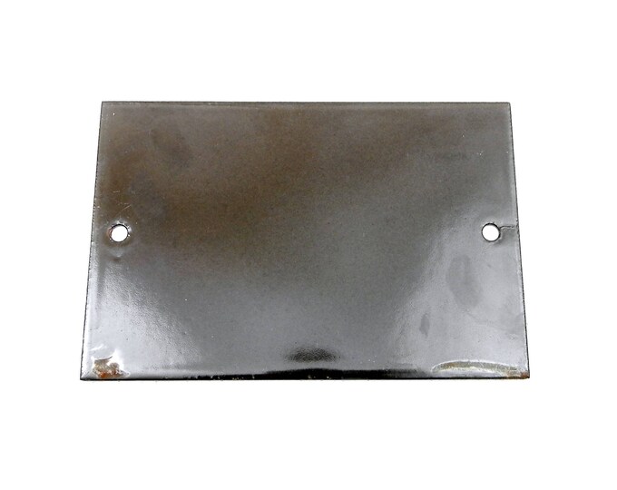 Blue and White Enamel Metal Number Plaque 90 / 06, Vintage French House Street Enameled Sign