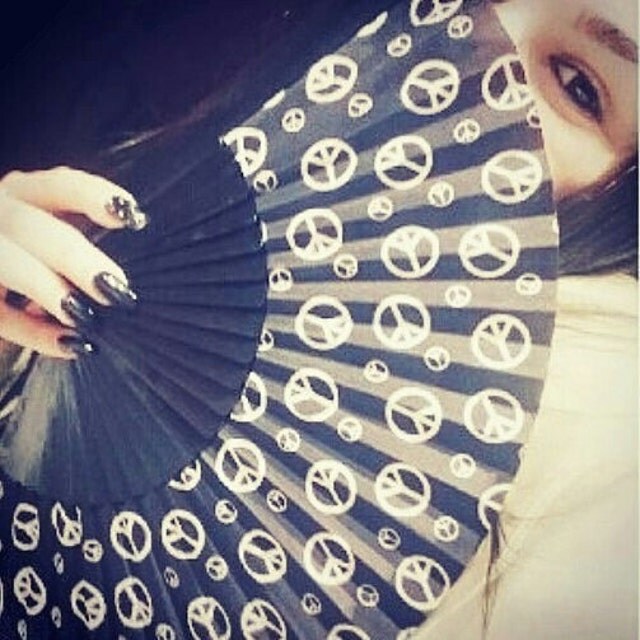 Designer hand fans by FANCYHandFans on Etsy