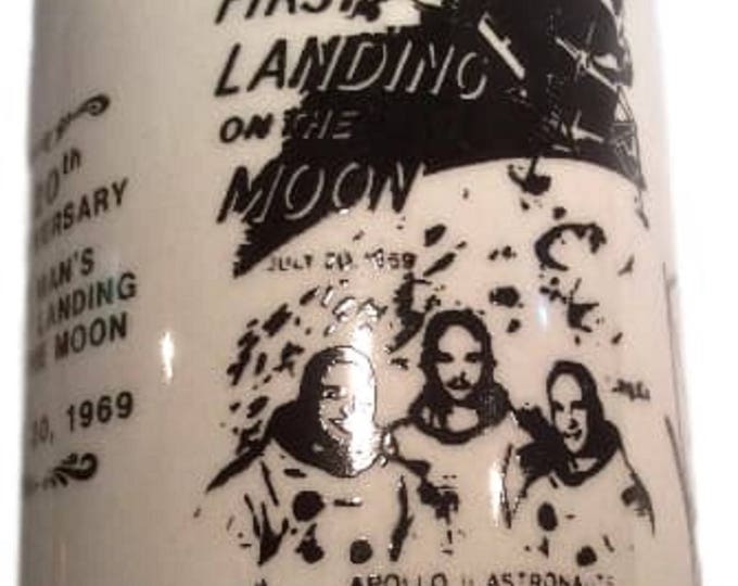 Unique Coffee Mug, First Landing on the Moon, Porcelain Mug, Signed, 1st Issue Coffee Cup, Buzz Aldrin, Neil Armstrong, Michael Collins