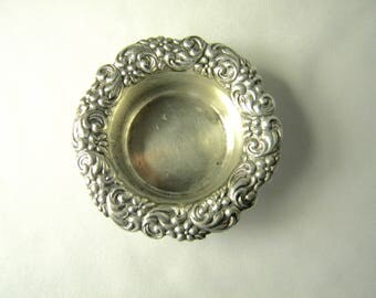 Shrive of San Francisco Sterling Silver 1902's Vintage Open Salt Cellar Made in America