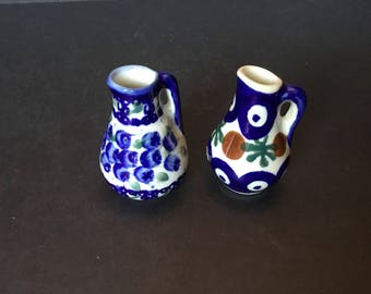 Miniature Hand Painted Pitchers