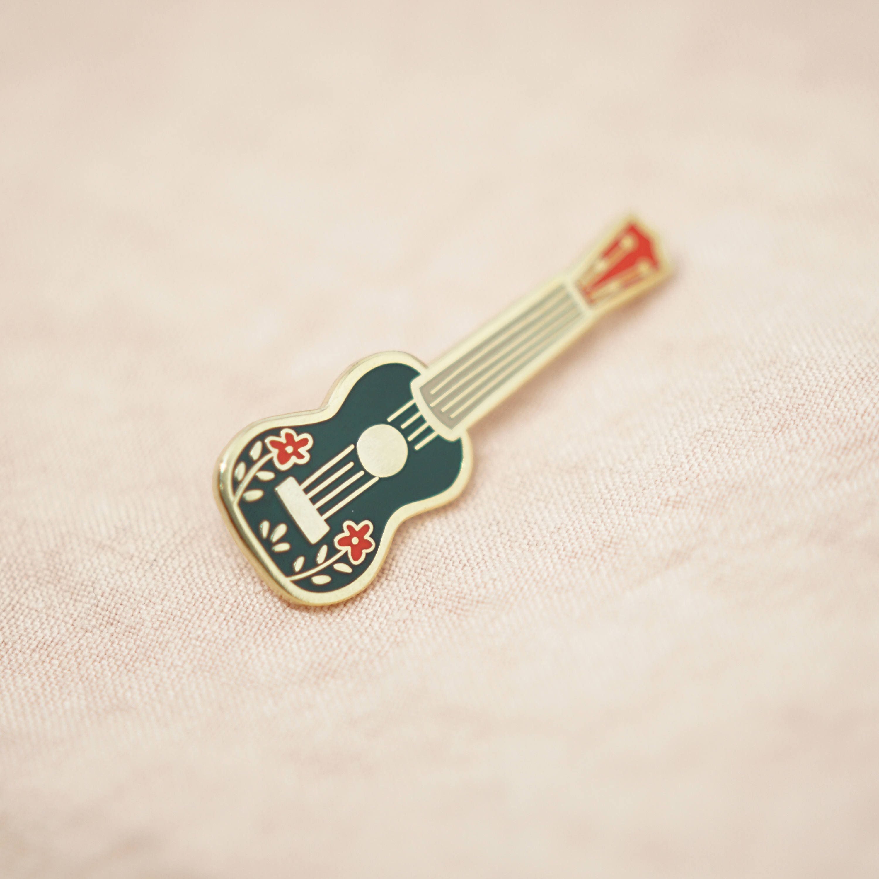 Ukulele Blue Pin // Hard Enamel Enamel Pin Pin Lapel