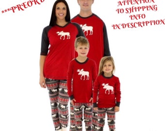 PRE-ORDER Personalized Christmas Pajamas, Family Christmas Pajamas, Christmas Pajamas, Holiday Pajamas