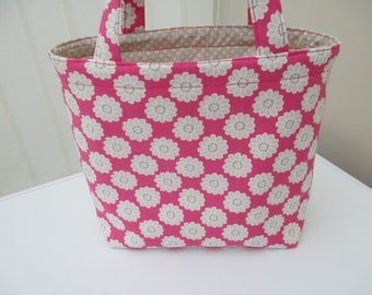 Book bag. Nursery/school bag. Lunch bag. Dance/picnic bag. Girls tote. Toddler bag. Girls' bag. Daisy tote bag