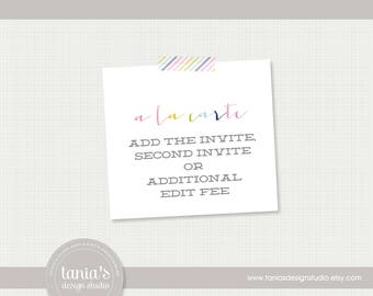 A La Carte : Second Invite