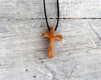 Cross Crucifix made of olive wood 11