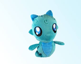 Four elements plush cuddly plushie kawaii Water spirit stuffed animal cute cuddle soft