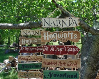 Story Book Signs. (Also available in mini)