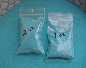 Turquoise Sand for Fairy Gardens Miniature Gardens Rivers Ocean Pond