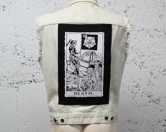 Death Card Tarot Back Patch - Big Backpatch