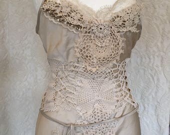 20s inspired dress,dress lace,flapper look,RAW RAGS handmade, one of a kind , vintage inspired dress,party dress unique,dress 20s,slip dress