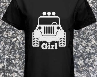 Jeep girl t shirts | Etsy