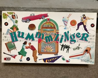 Hummzinger Rock 'n Roll Board Game COMPLETE 1989