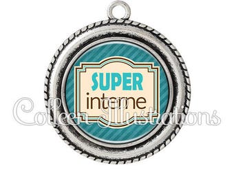 2 pendant cabochons 25mm a great House - series