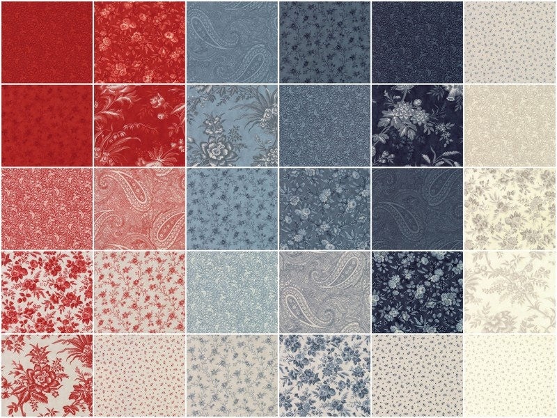 Snowberry Prints Jelly Roll by 3 Sisters for Moda Fabrics