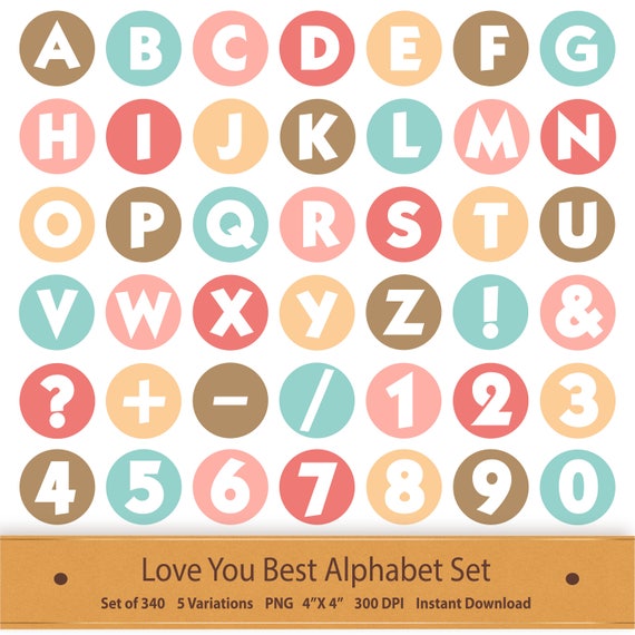 Valentine Digital Alphabet Love Printable Letter Clipart Valentine Digital Alphabet Love Printable Letter Clipart