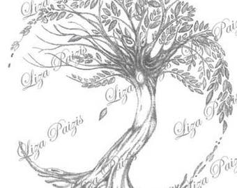 tree of life tattoo design by liza paizis original tree tree of life tattoo design by liza paizis original tree