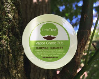 Peppermint Eucalyptus Vapor Chest Rub: Vegan vapor rub. Natural vapor rub. Organic vapor rub. Vegan organic vicks. Homemade vicks vapor rub