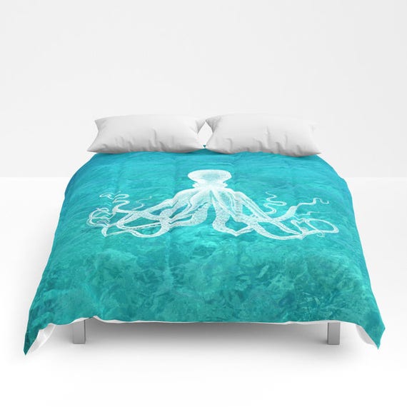 Duvet Cover or Comforter Without Insert Shams Nautical