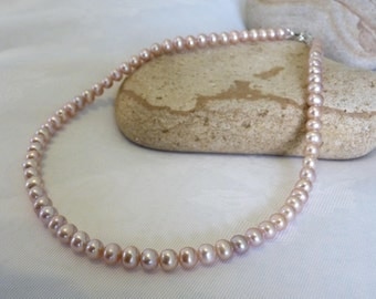 Pink Freshwater Pearl Necklace