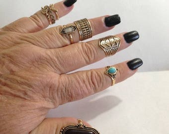 BOHO Knuckle Ring Set