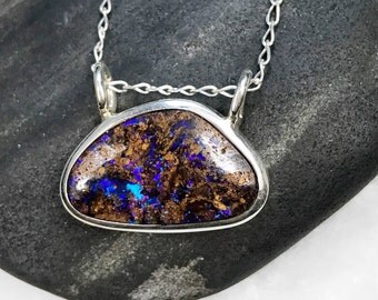 Australian Boulder Opal Necklace