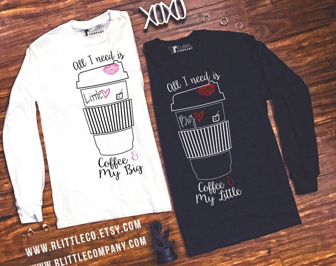 big little long sleeve shirts