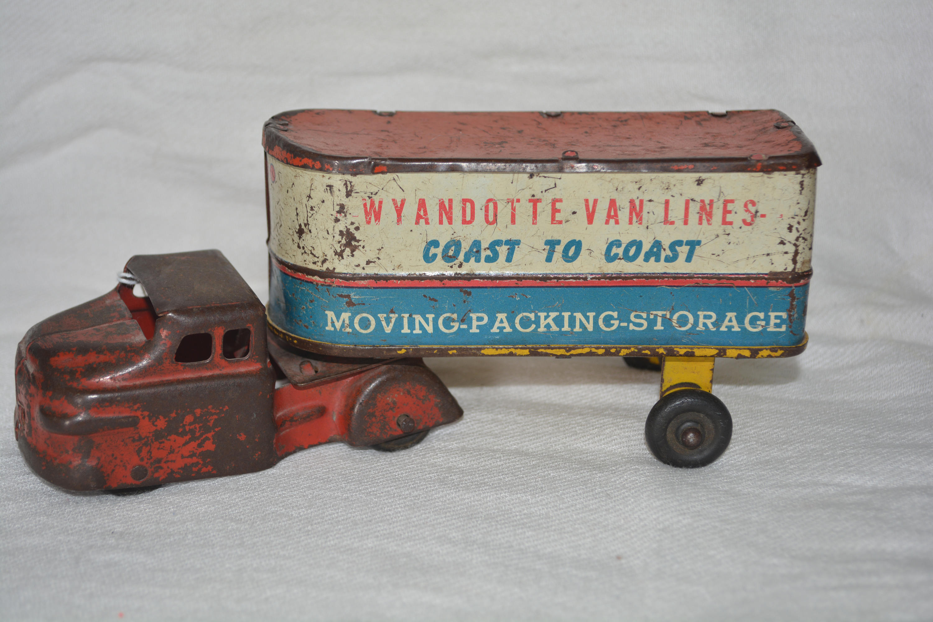 Wyandotte Van Lines Toy Truck Vintage Toys Vintage Truck