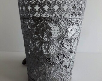 Glenda Crown, Cosplay Crown, Glinda Good Witch, Wizard of Oz, Glinda Crown, Magic Wand, Wizard Of Oz, Silver Lace Crown, Ready to Ship