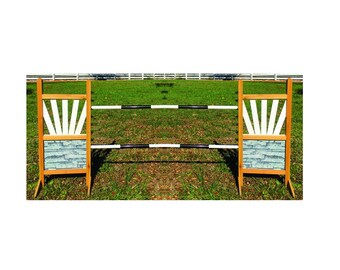 Stone kids jump , Kid sized horse Jump