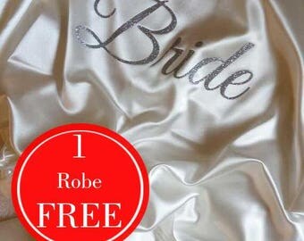 Bridesmaid Robes, Bridesmaid gift , Set of Bridesmaid robes, Wedding robes, Bridal robe, Bride robe, Bridal party robe, bridesmaid robe set