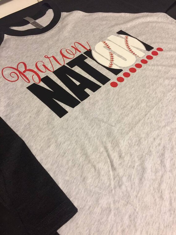 Team Spirit Baseball Tshirt/ Baseball Team Raglan/ Baseball