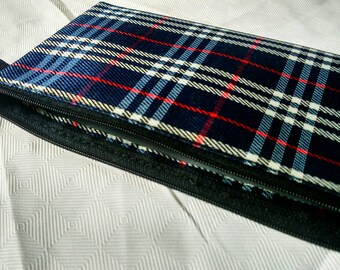 Pochette, Trousse, tartan, motif écossais