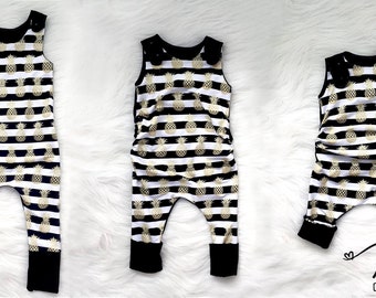 Apple Tree On The Grow Romper *PDF Sewing Pattern* Grow With Me Romper Grow-With-Me Playsuit Baby and Kids Clothing Sewing Pattern