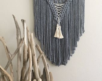 Macrame Wall Hanging, Driftwood Macrame