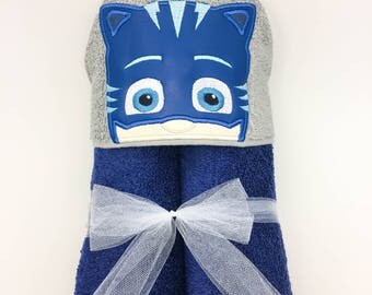 PJ Masks Catboy Hooded Towel - Bath Towel, Beach Towel, Pool Towel