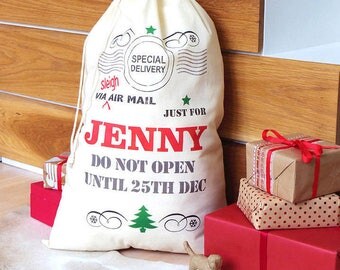 Personalised Christmas Sack