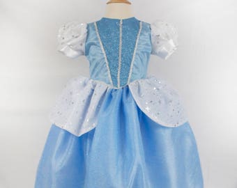 Cinderella Disney Dress Costume / Cosplay Gown 2015 Live