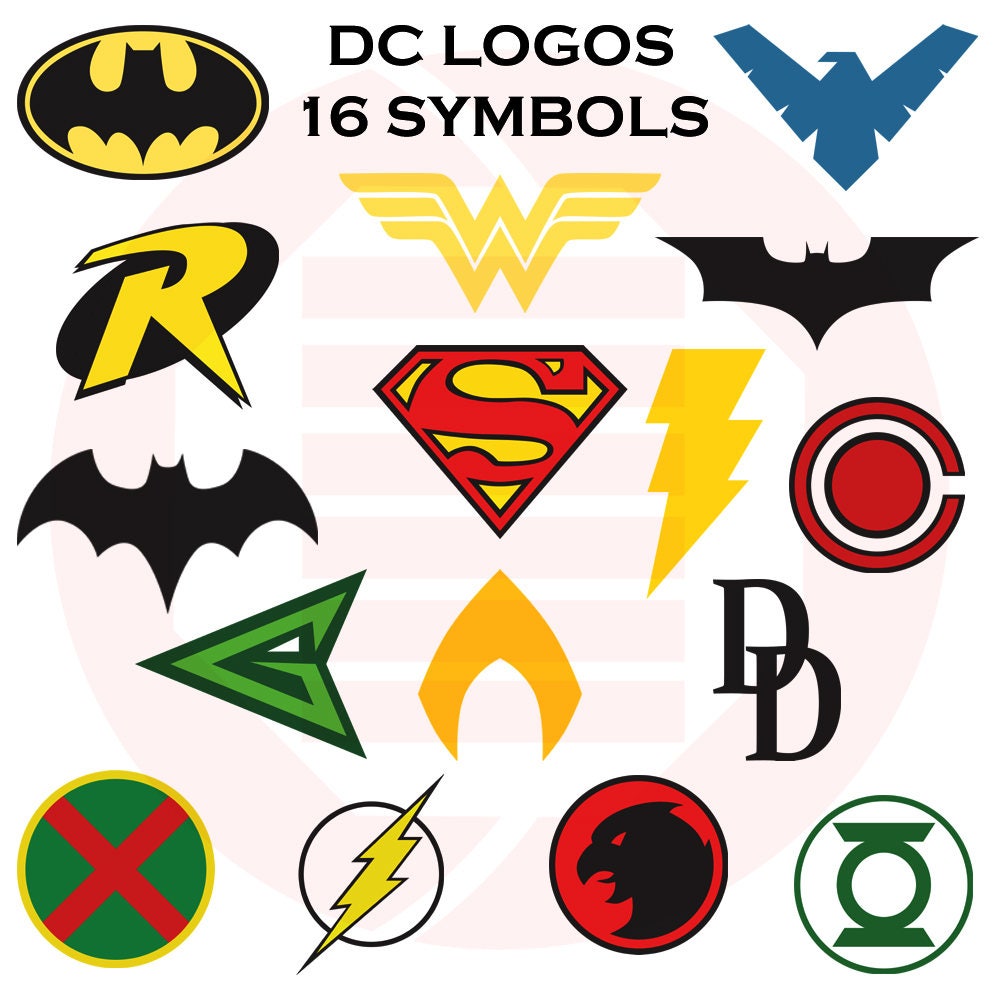 Justice League SVG decal clipart cricut cutting files logo